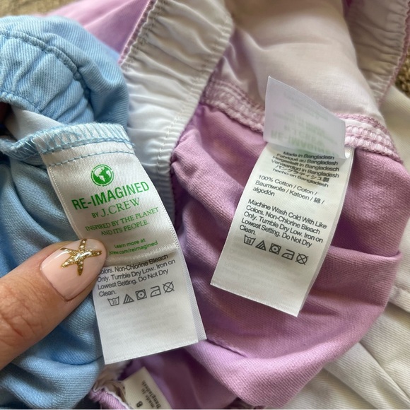 Crewcuts girls sz 8 Ruffle Shorts lot of 3 Blue, lavender, White - Picture 7 of 7